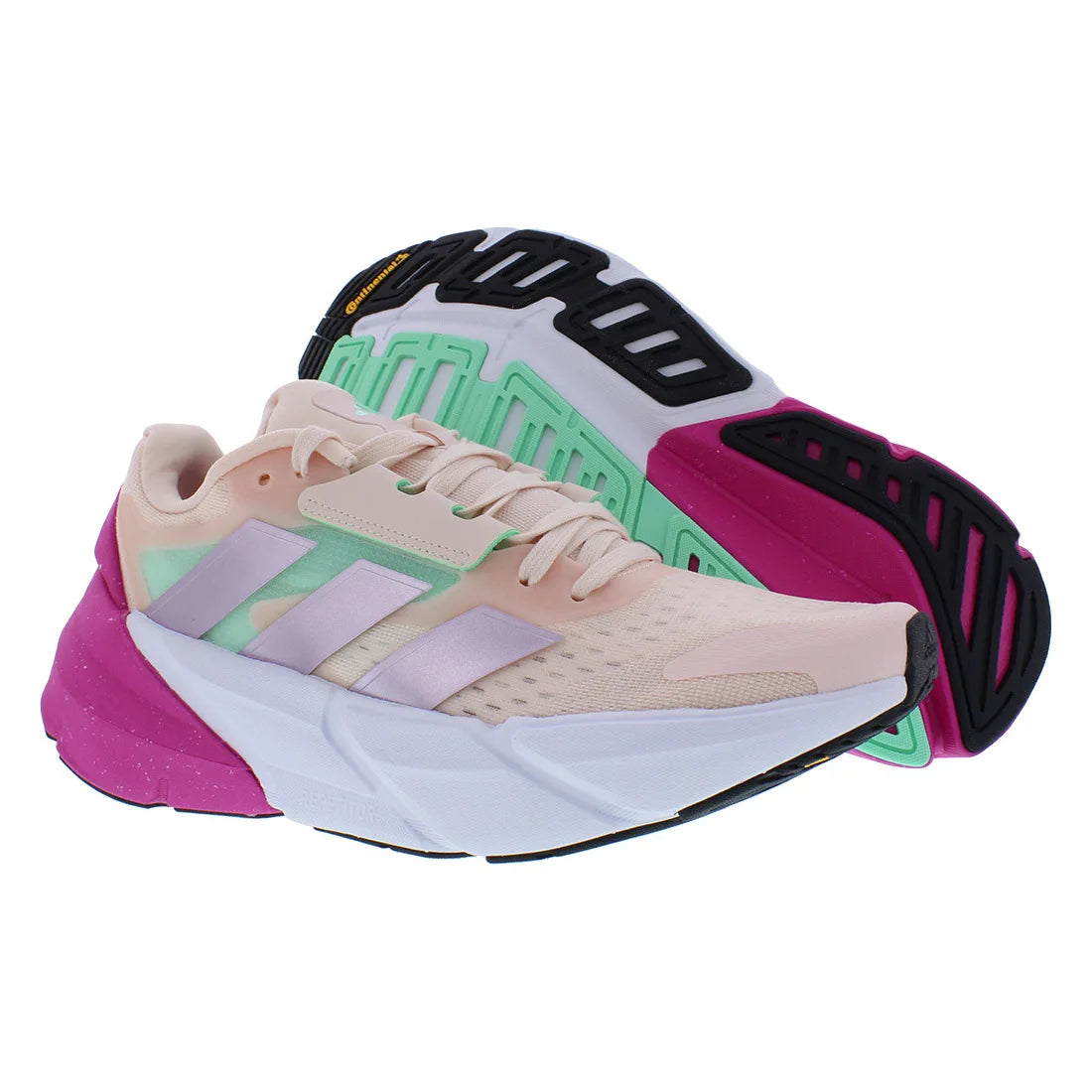 For Adistar 2 Women's Running Shoes Wonder Quartz/Matte Purple Metallic/Lucid Fuchsia Color-100% Authentic Made in Vietnam