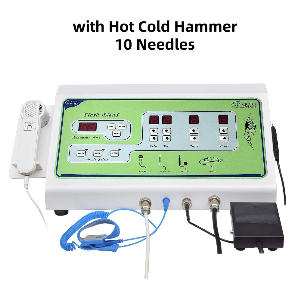 2 in 1 Electrolysis Hair Removal Machine Painless Permanent Hair Remove Machine for Women Men Bikini Body Home Salon Use