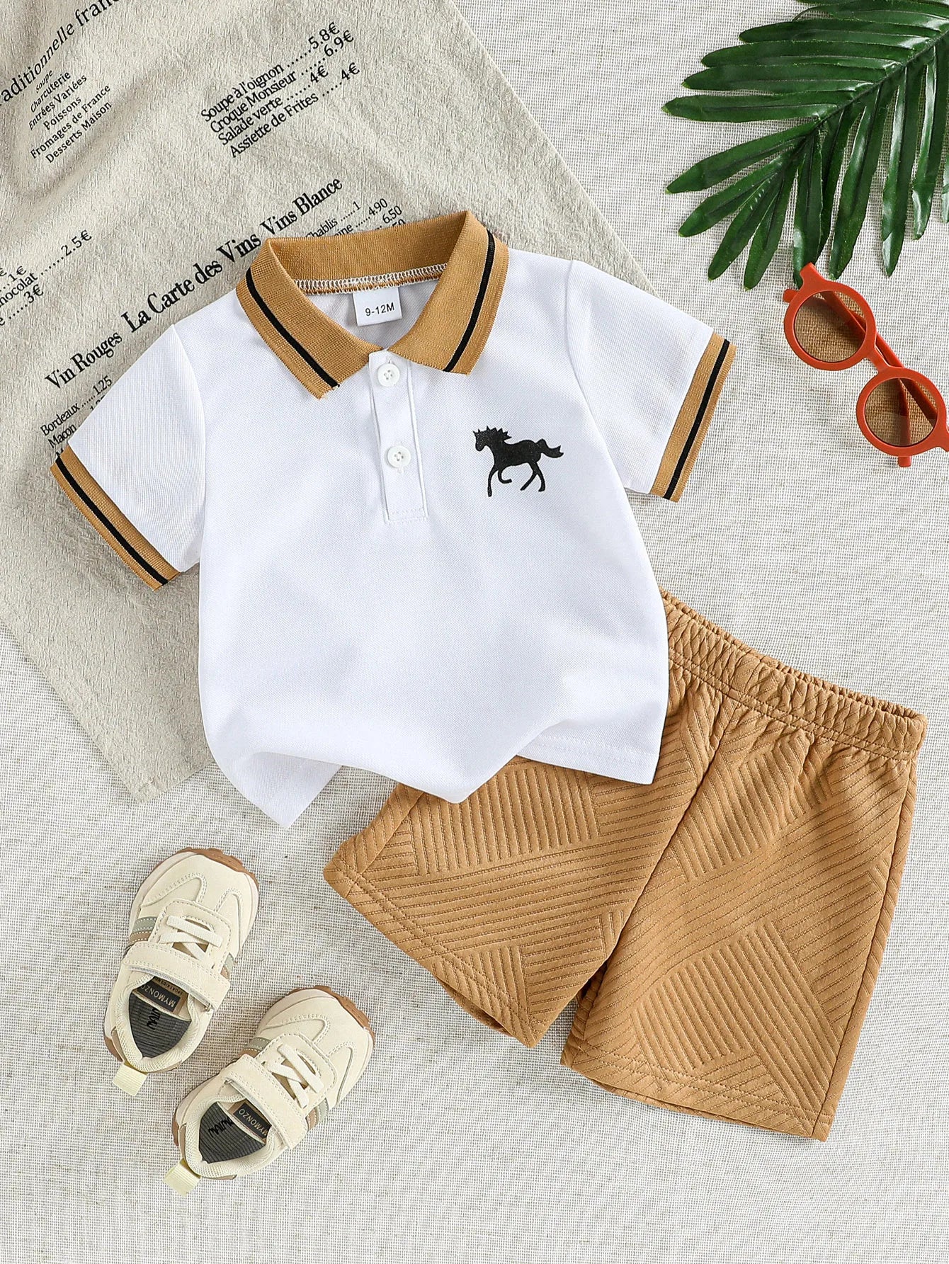 Baby Boy Clothes Set T-shirt+Shorts Summer Clothing Cute Cartoon Baby Boy Outfit Set Infant Toddler Tee Shirt Pants for 1-3Y
