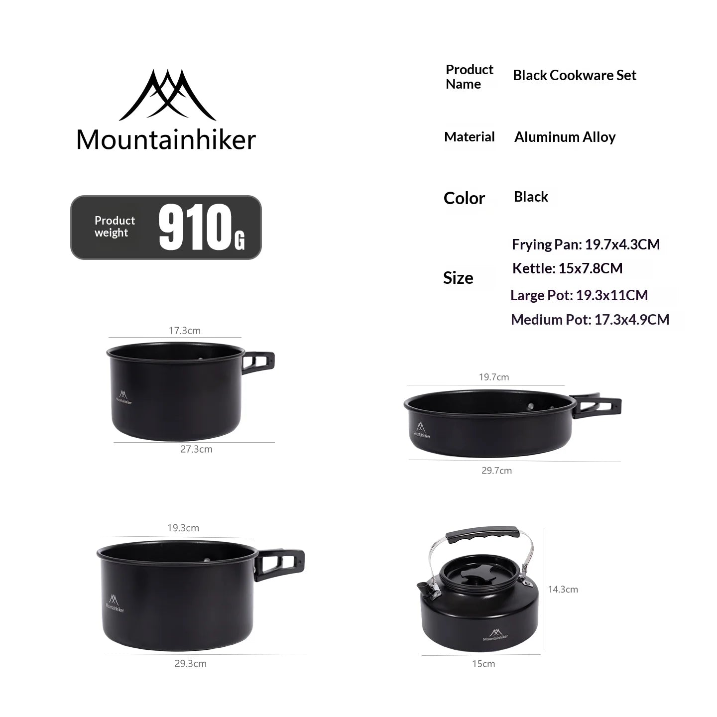 All-in-one camping cooking kit | Portable cookware suitable for backpacking trips, perfect for family camping trips.
