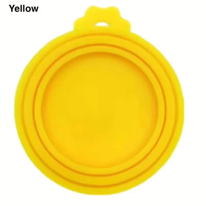 Food Can Lids Silicone Pet Food Can Covers for Dog Cat Food One Tin Cap Fit Most Standard Size Dog Cat Food Canned