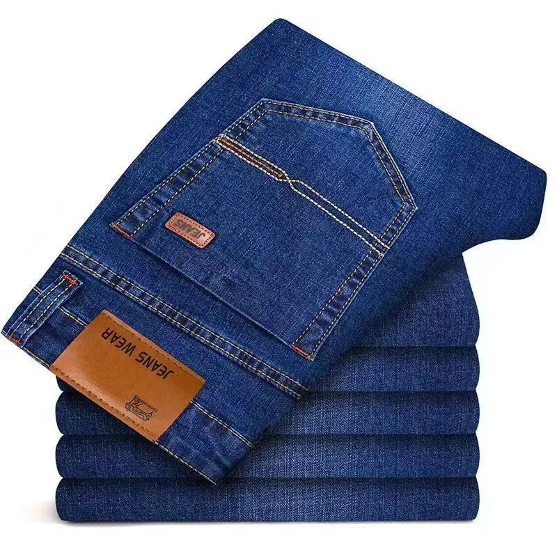 Comfort Fit Straight Denim Jeans
