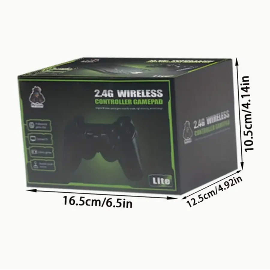 Wireless Video Game Stick 2.4G Dual Joystick Console Gaming Stick 4K 20000+ Gaming Retro Gaming Thanksgiving Gift