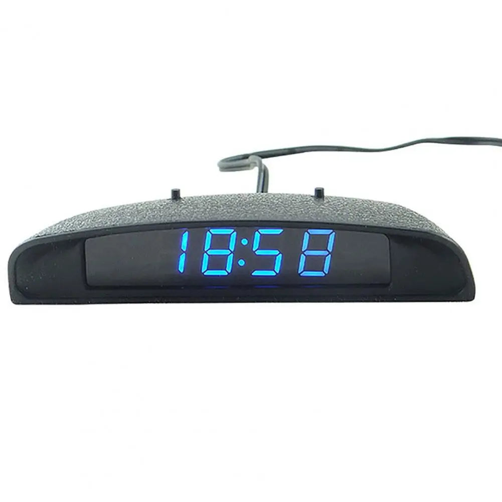 Electronic Clock Contracted Car Digital Clock Practical Car Digital Clock LED Vehicle Clock Sturdy Vehicle Clock for Driver