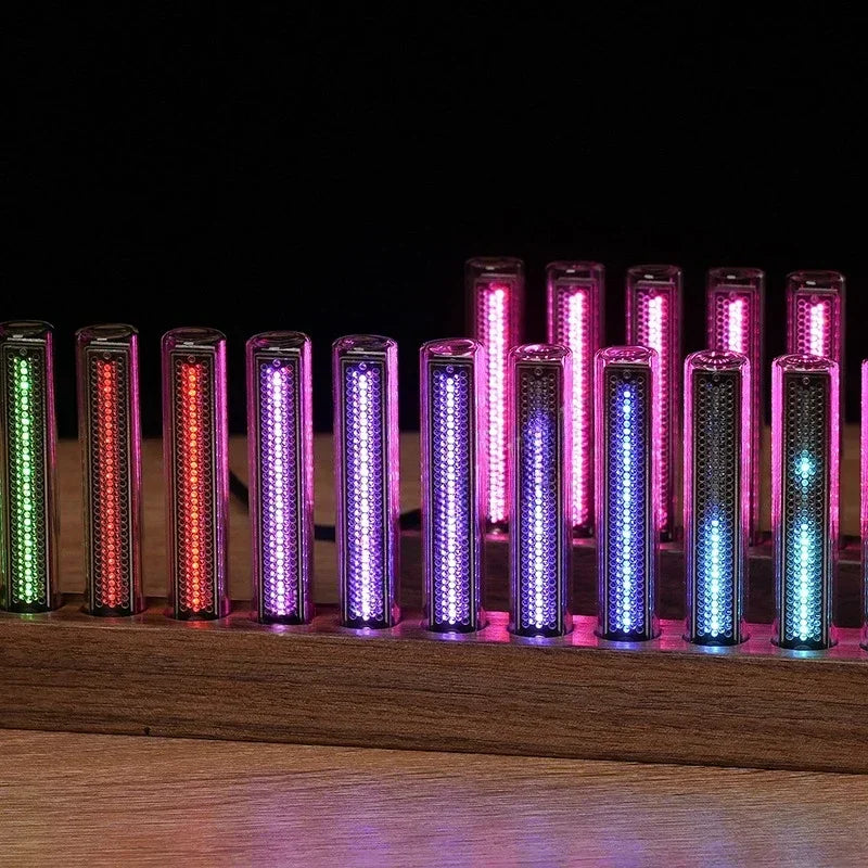 Electronic Music Rhythm Spectrum Lamp LED Pickup Spectrum Lamp Glow Tube Desktop Decoration Gift