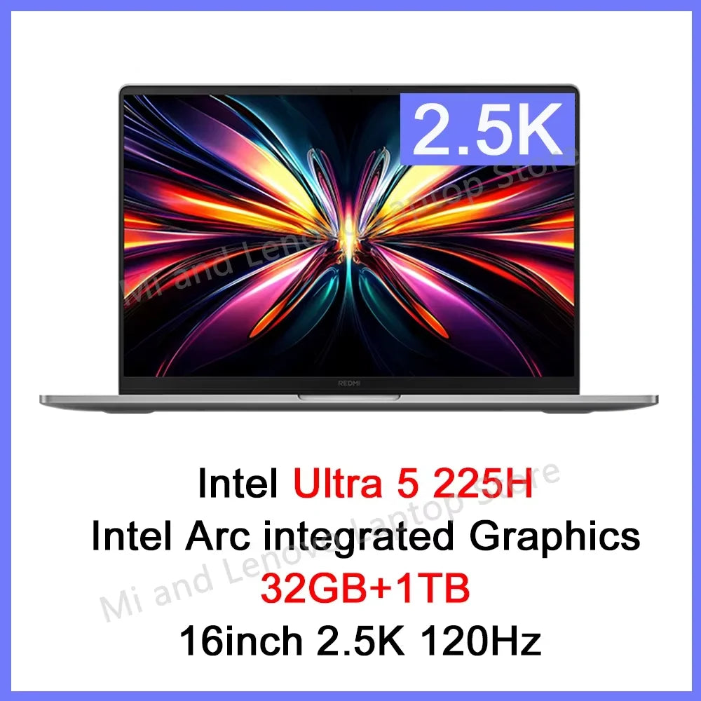【Russia Stock】Xiaomi REDMI Book Pro 16 2026 Ultra5-338H/Ultra X7-358H 32GB+1TB 16" 3.2K 165Hz Screen