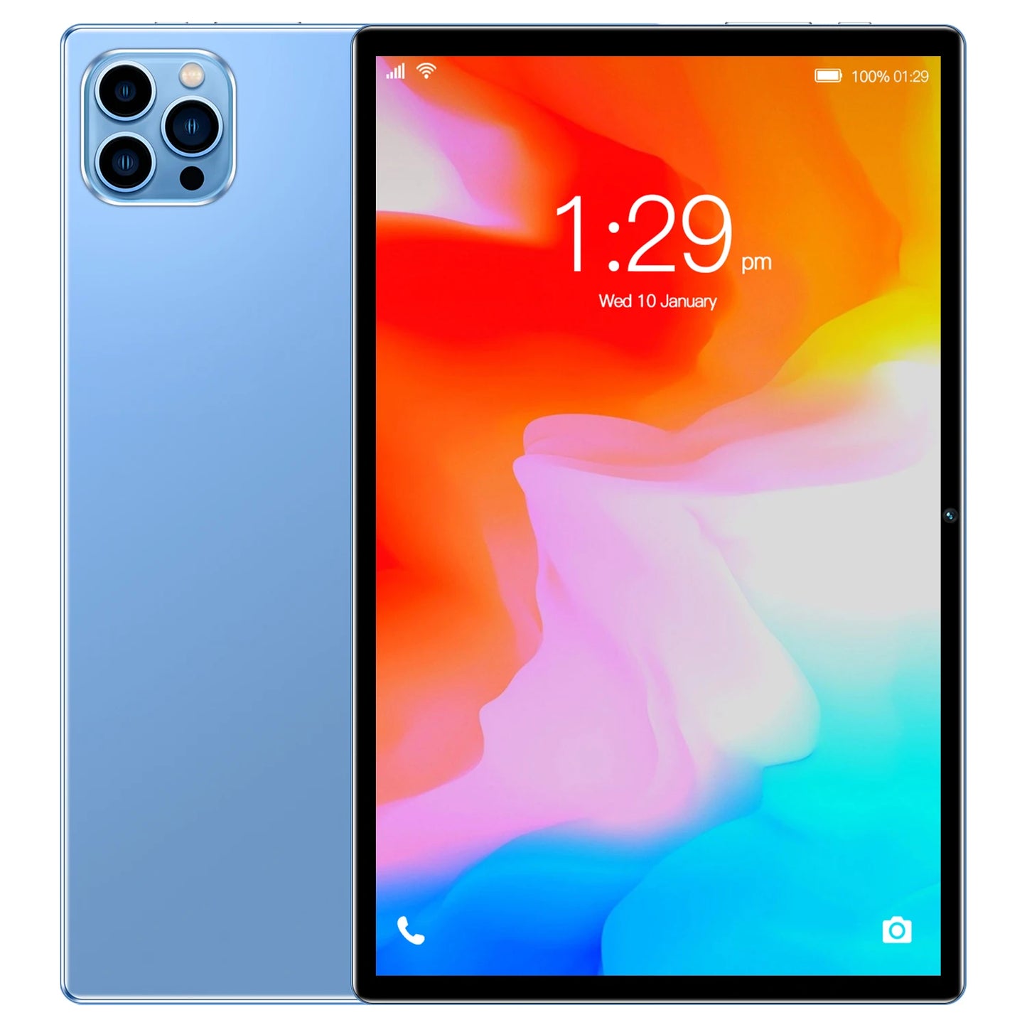 New Android 10.1 Inch Tablet Pc Octa Core 4GB RAM 64GB ROM WiFi Bluetooth Dual SIM 3G Phone Call Tablets 6000mAh Android 13.0