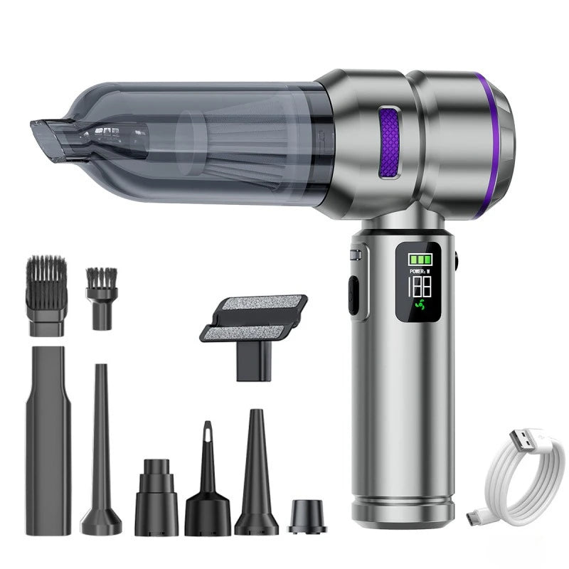 Vacuum Cleaner High Power Portable Handheld Wireless Brushless Motor Clean Machine Powerful Dust Blower Inflator Vacuum Cleaner