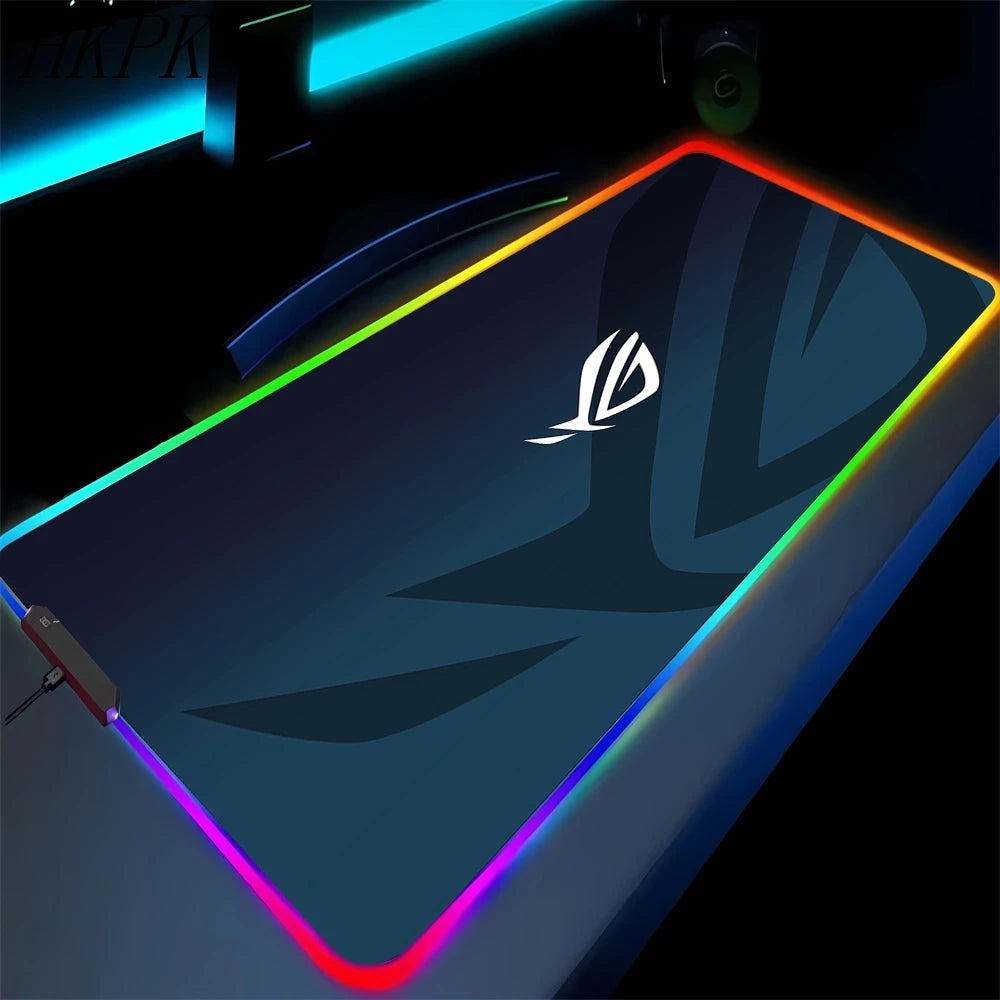 Black Mouse Pad, Gaming Mouse Pad, Anime Gaming Pad, Gaming Rug, Computer XXL Cute Mouse Pad, Large Gaming Keyboard Rug.