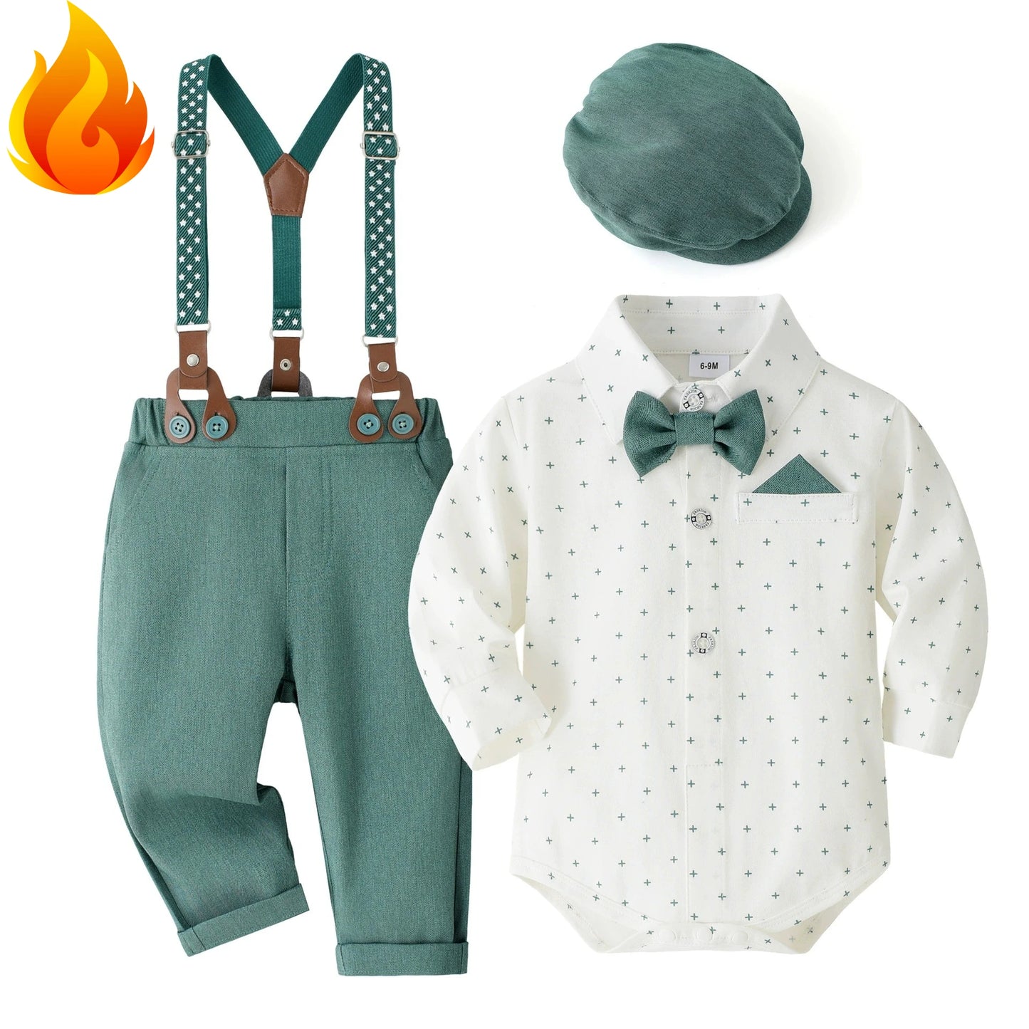 Baby Boy Clothes 0-24M Baby Boy Suits 4pcs infants Boys Baptism Easter Outfits Christmas Clothes новорожденных одежда для