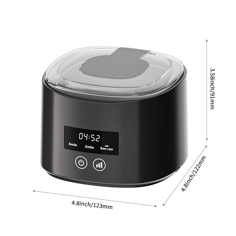USB Electric Ultrasonic Cleaner for Dental Care Multi-Function Denture & Braces Cleaning Box Invisible Retainer Care Machine
