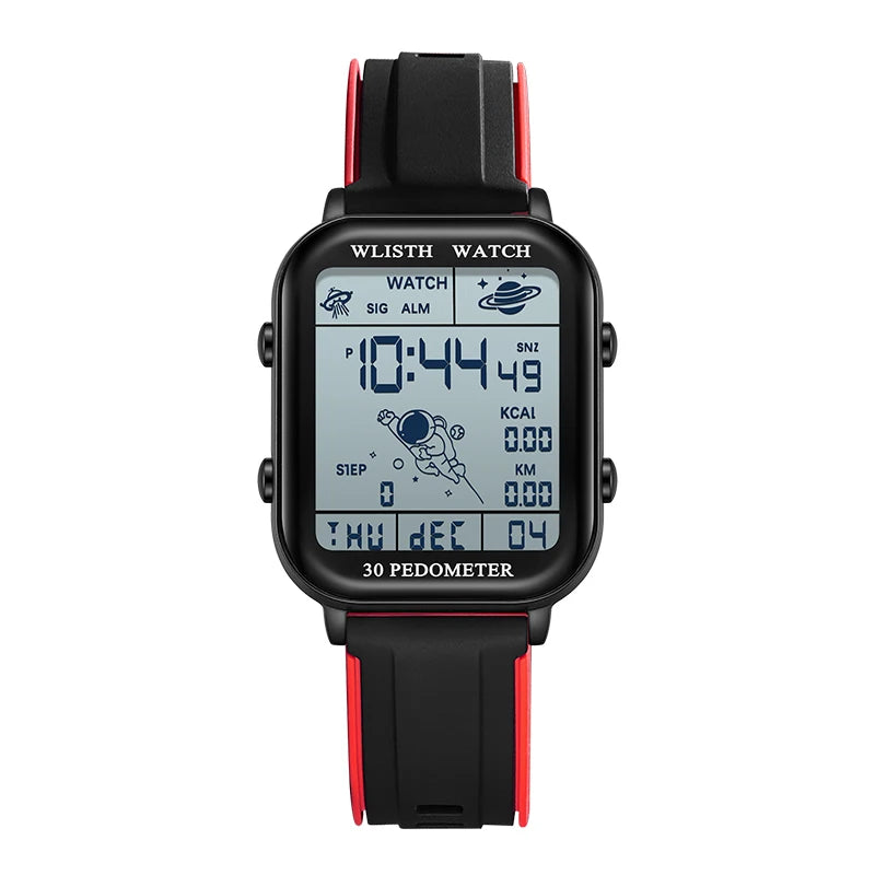 Watches for Man Digital Watch Stopwatch Countdown Wristwatch Calendar Clock Sport Pedometer Calculation Digital montre homme