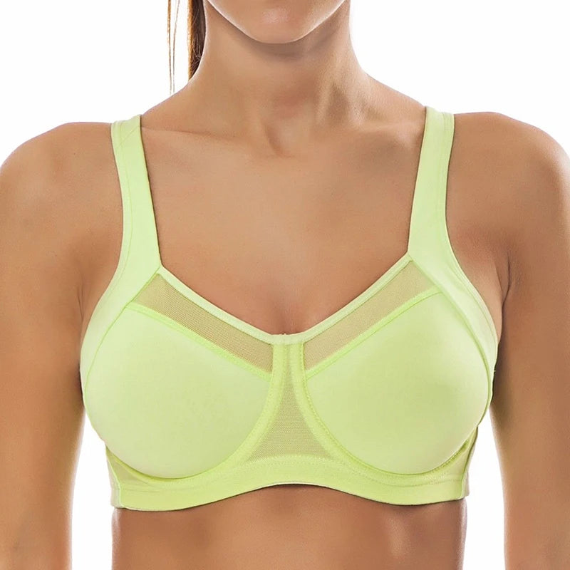 Full Cup Underwire Push Up Sports Bra