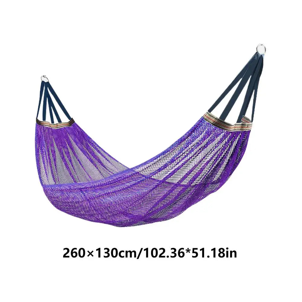 Camping Leisure Hammock, Sturdy Lightweight Outdoor Furniture, Relaxing Tree Swing for Garden Balcony Patio Camping Daily Use