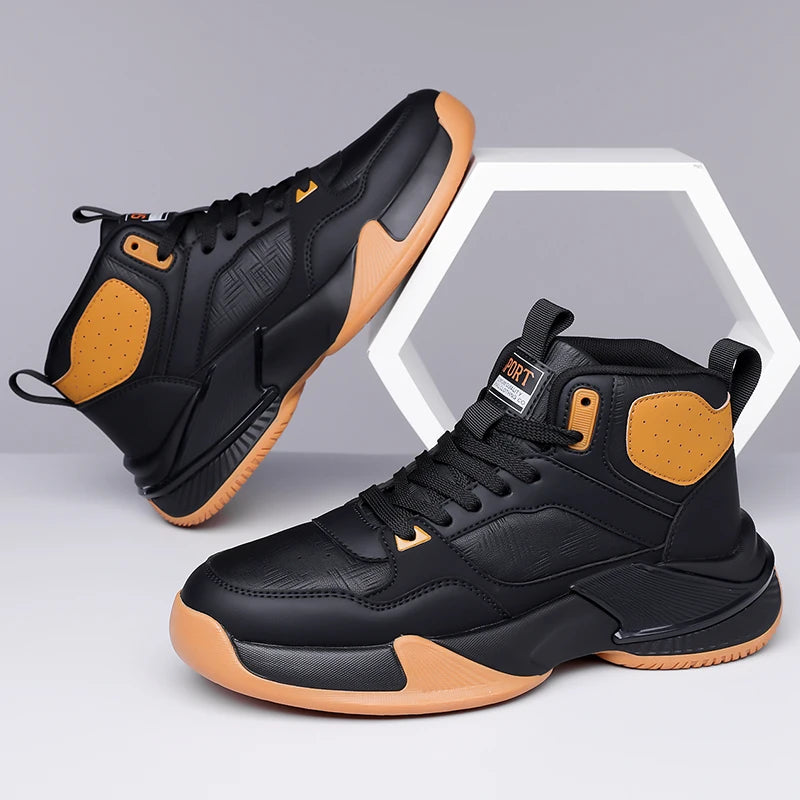Modern Classic: Men's Lightweight Walking Sneakers with Enhanced Flexibility