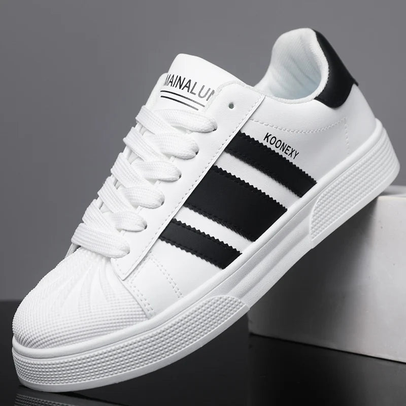 Men's Low-Top Sneakers, Suitable for Hiking, Skateboarding, and Casual Wear—Pu Upper, Breathable Lace-Up Style, Ideal for Outdoor Activities, Training, and Street Fashion—Built-In Cushioning Insole and Pvc Sole, Perfect f