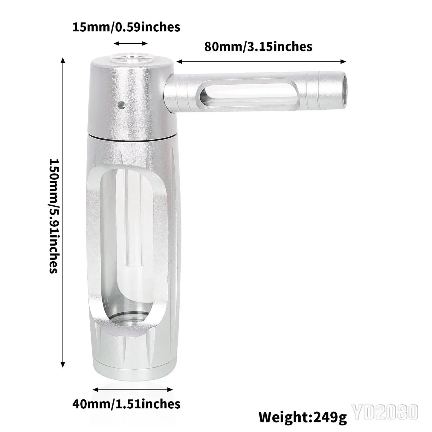High Quality Shisha Water Pipes Detachable Hookah Tobacco Portable Курительная Трубка Smoking Gift For Men