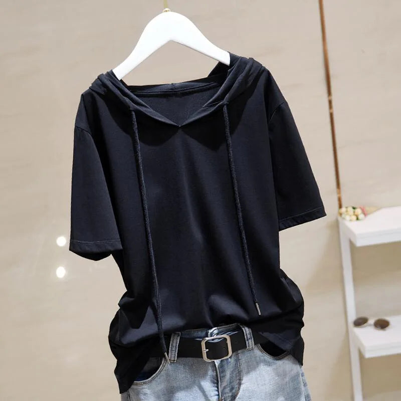 Solid Color Fleece Hip Hop Hoodie