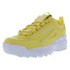 For Disruptor II Premium Womens Sporty Sneakers Gold Finch/White Light Weight Cushioned Insole LITEd Feature Made in China