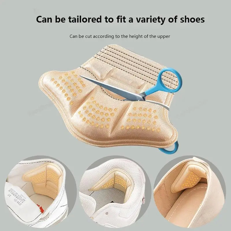 Heel Stickers Heel Protectors Anti-wear Shoe Pads Adjust Size Cushion Inserts for Sneakers High Heels