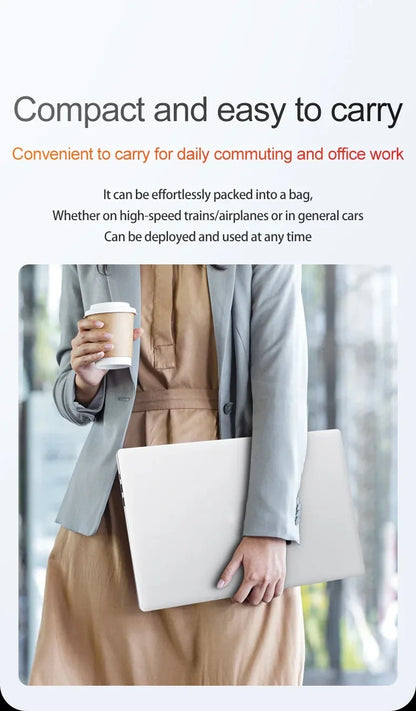 Ultra Slim Laptop 14.1" 16GB RAM 2TB SSD Intel N3700 Notebook Windows 11 Pro 1920*1080 Display Office Study Computer PC