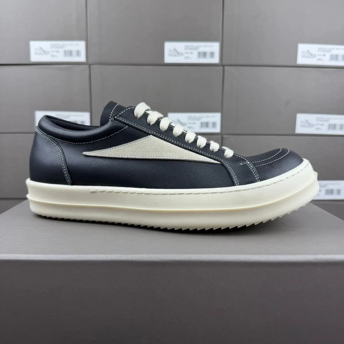 Men's Vintage Low Top Women Casual Lace up Leather Luxury Trainers Platform Vintage Trendy Designer Sneakers