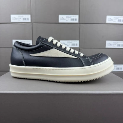 Men's Vintage Low Top Women Casual Lace up Leather Luxury Trainers Platform Vintage Trendy Designer Sneakers