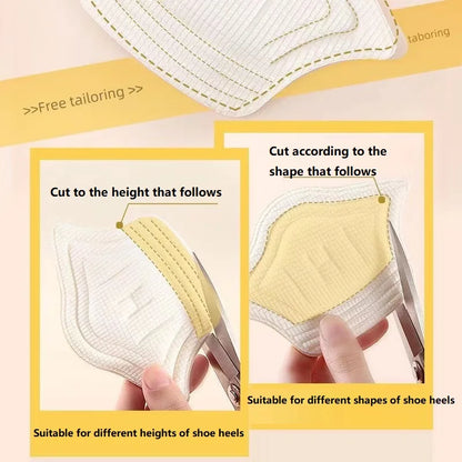Comfy Heel Protectors Inserts Pain Relief Heel Pads Cushion Heel Support Shoe Pads for Sneakers Loose Shoes Foot Care XGD01