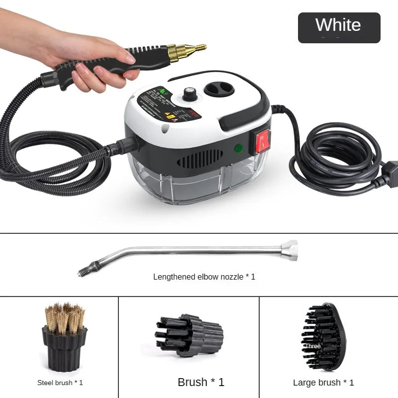 Steam Cleaner High Temperature Pressure Washer with Remote control Steam Cleaning Machine For Home Kitchen Hood Car 2500W