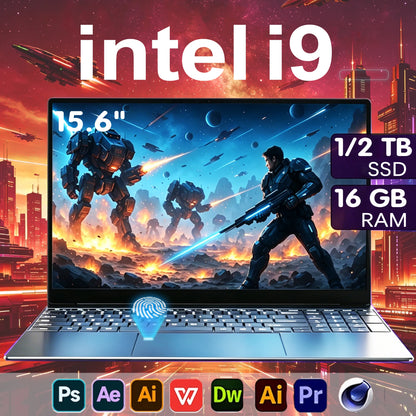 Intel Core i9-10980HK Windows 11 Pro 15.6 inch Fingerprint UnIock Keyboard backligh Laptop 16GB RAM 1TB/2TB SSD game Laptops