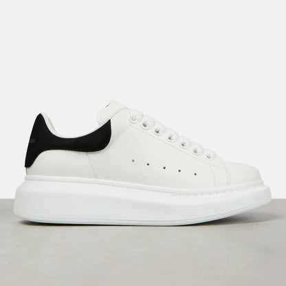 Women's Oversized White Shoes Alexander Leather Platform Sneakers Top Quality Unisex Casual Skateboard Shoes
