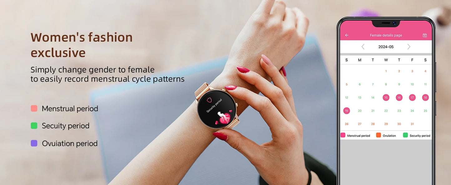 Karchilor 2025 Women'S Smart Watch, 1.39 Screen, Bluetooth Call, Men'S Fitness Waterproof Watch, Comes With Sleep, Heart Rate,