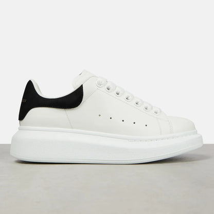 Women's Oversized White Shoes Alexander Leather Platform Sneakers Top Quality Unisex Casual Skateboard Shoes
