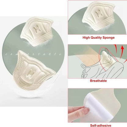 Comfy Heel Protectors Inserts Pain Relief Heel Pads Cushion Heel Support Shoe Pads for Sneakers Loose Shoes Foot Care XGD01