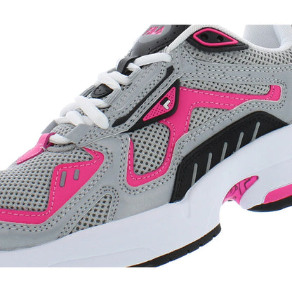 Fila Archive RJV Women's Casual Sneakers Sporty Light Weight with Cushioning Autumn Season Color Grey/Pink | 100% Authentic