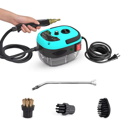 Steam Cleaner High Temperature Pressure Washer with Remote control Steam Cleaning Machine For Home Kitchen Hood Car 2500W