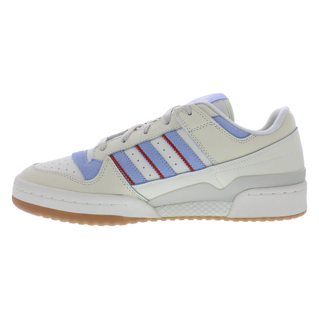 For Forum Low CL Men's Casual Sneakers Daily Wear Soft PU Insole in for White/Blue Dawn/Preloved Red