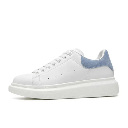 Women's Oversized White Shoes Alexander Leather Platform Sneakers Top Quality Unisex Casual Skateboard Shoes