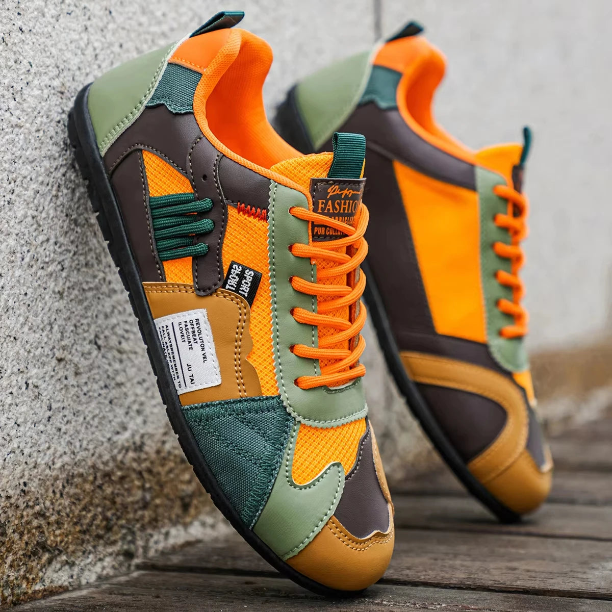 Men's Casual Sports Outdoor Hiking Shoes Trendy Fashion Street Style Comfortable Sneakers