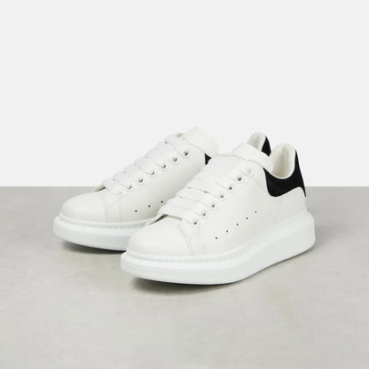 Women's Oversized White Shoes Alexander Leather Platform Sneakers Top Quality Unisex Casual Skateboard Shoes