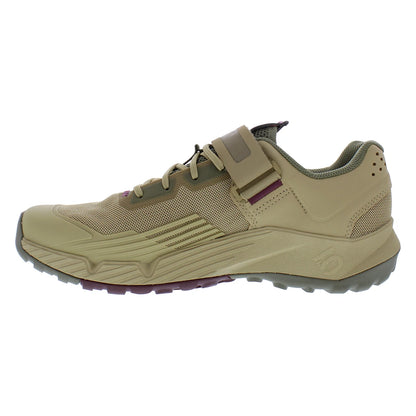 For Men's 5.10 Trailcross Clip-In Sneakers Beige Tone/Blue Rush/Orbit Green for Summer EVA/TPU/Mesh Insole Boxed Model