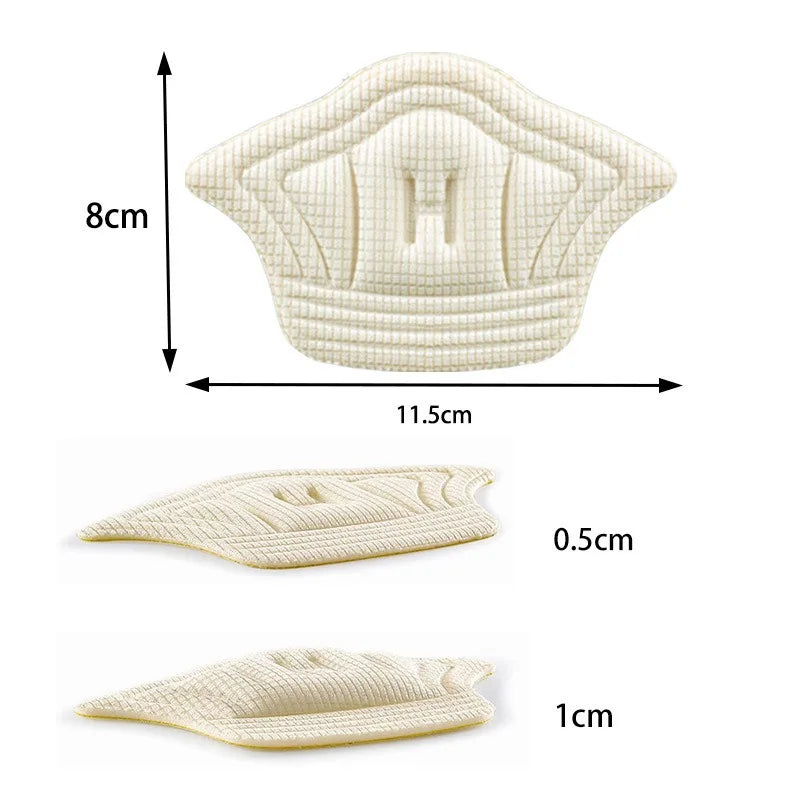 Comfy Heel Protectors Inserts Pain Relief Heel Pads Cushion Heel Support Shoe Pads for Sneakers Loose Shoes Foot Care XGD01