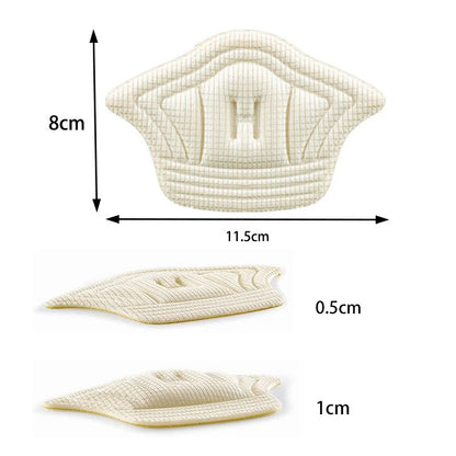 Comfy Heel Protectors Inserts Pain Relief Heel Pads Cushion Heel Support Shoe Pads for Sneakers Loose Shoes Foot Care XGD01