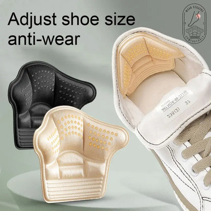 Heel Stickers Heel Protectors Anti-wear Shoe Pads Adjust Size Cushion Inserts for Sneakers High Heels