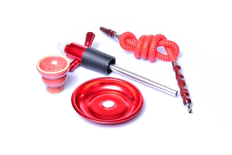 Water Pipe Smoking Bottle Stem Hookah Kit Liquor Glass Chicha Set Vodka Hookha Champagne Travel Whiskey Shicha Beer Wine Sheesha