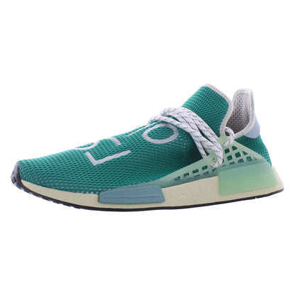For Originals Pw Hu for Men's Shoes Emerald/Egret Size 5 Custom Sport Sneakers Spring/Summer with EVA & Mesh Vietnam