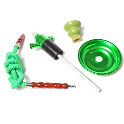 Water Pipe Smoking Bottle Stem Hookah Kit Liquor Glass Chicha Set Vodka Hookha Champagne Travel Whiskey Shicha Beer Wine Sheesha