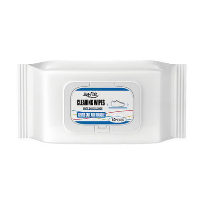 Jue-Fish Small White Shoe Cleaning Wipes Portable Free Decontamination One Wipe Sports Shoes Wash for Babies