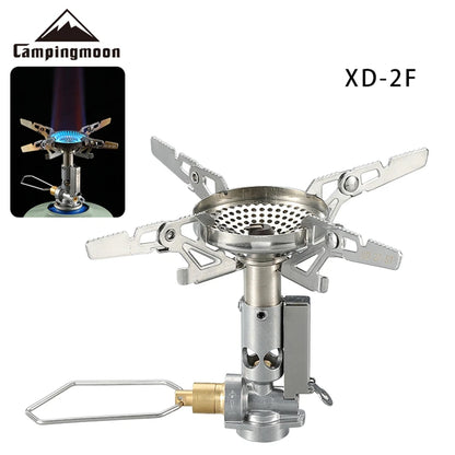 CAMPINGMOON  XD-2F Outdoor Portable Voltage Stabilized Integrated Gas Stove High Power Windproof Hiking Field Stove Cooker