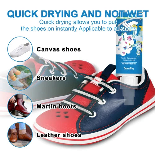Jaysuing Shoes And Socks Deodorant Spray  Sneakers Clean Odors Dry Cool Keep Fragrance Shoe Cabinet Freshener